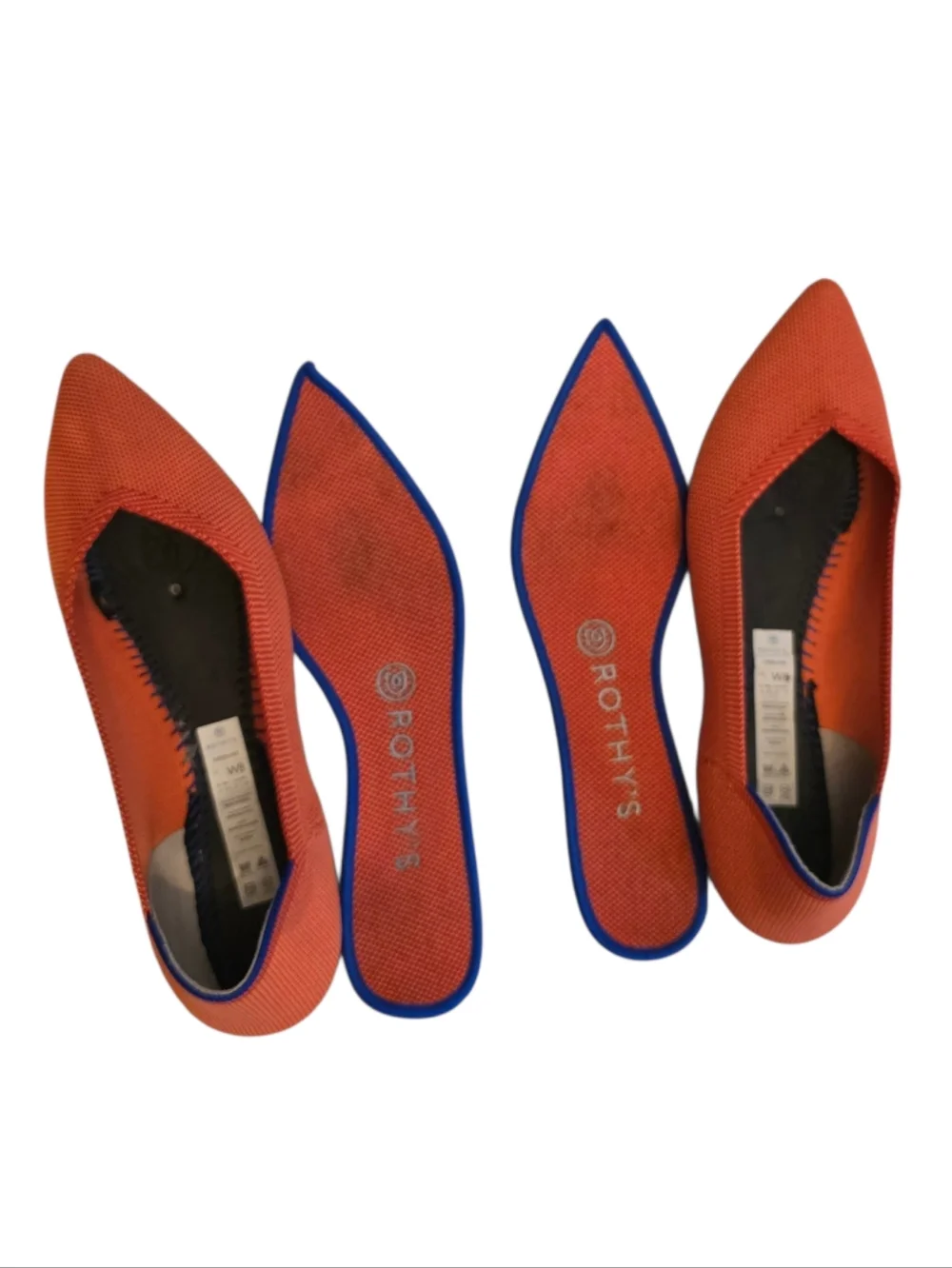 Rothy's The Point Persimmon 8